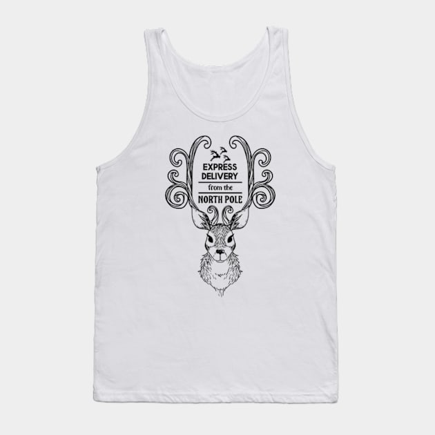 Express delivery from the North Pole Tank Top by bubble_designer